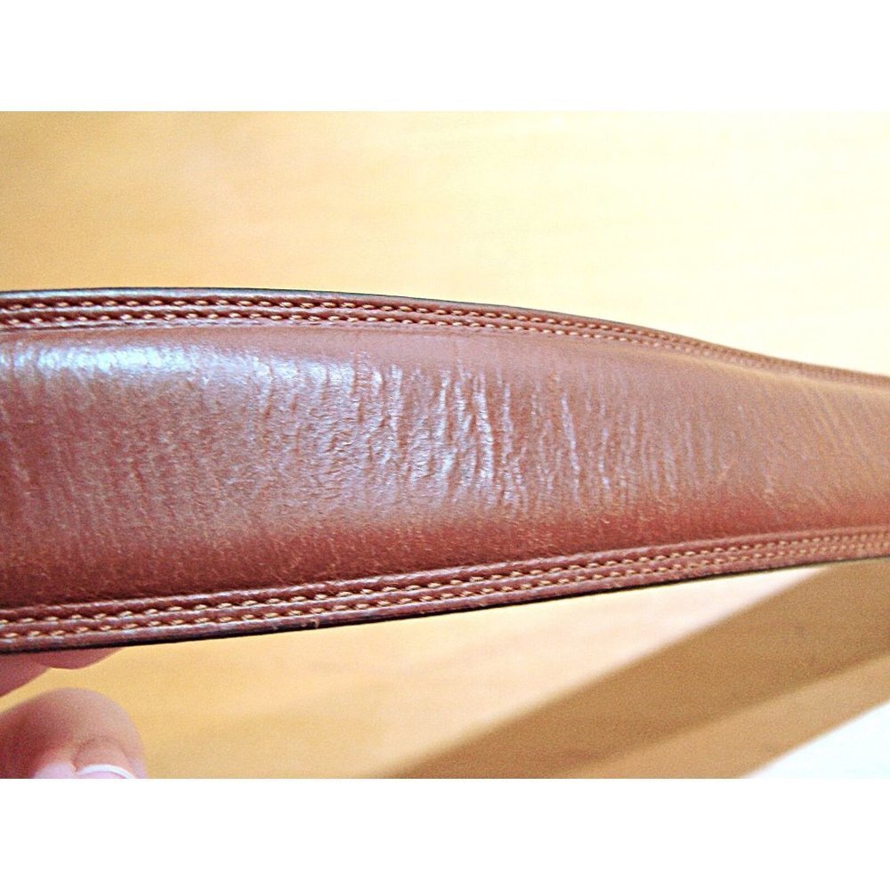 Roundtree & Yorke Mens Belt Full Grain Cowhide Leather Belt Brown Size 38/95 - Picture 10 of 12